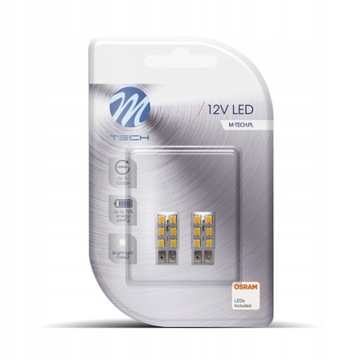 ŻAROWKA LED OSRAM 2SZT.W5W 6xSMD BIAŁA