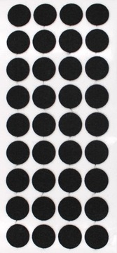 Filce samoprzylepne FLOOR CARE fi 20 mm CZARNE