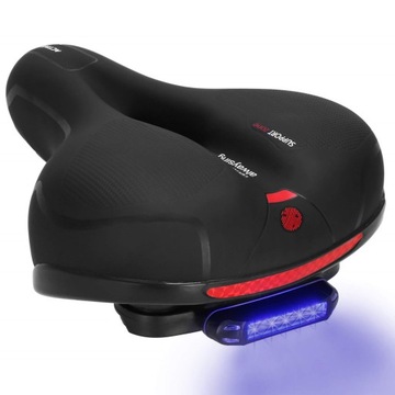 СИДЕНЬЕ ВЕЛОСИПЕДА ГЕЛЕВОЕ ГОРОДСКАЯ ЛАМПА СИЛИКОНОВАЯ ШИРОКАЯ ВЕНТИЛЯЦИЯ МЯГКАЯ