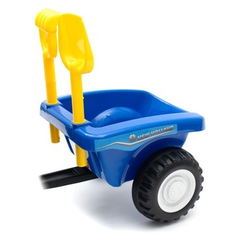 JEŻDZIK TRAKTOR ZABAWKA DLA DZIECI XXL NEW HOLLAND + PRZECZYPA + Łopatka