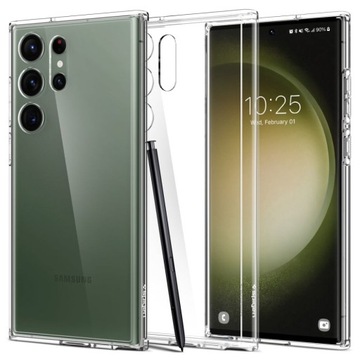 SPIGEN UH - MOCNE ETUI DO GALAXY S23 ULTRA + SZKŁO