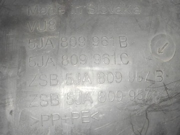 PODBĚH LEVÝ PŘEDNÍ LEVÉ SEAT TOLEDO 4 IV 5JA809961B