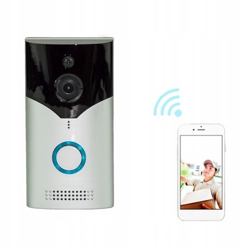 Wideodomofon WiFi bezprzewodowy smart domofon kamera dzwonek do drzwi