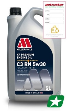 MILLERS OILS XF PREMIUM C3 RN 5W30 5L