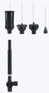 POMPA FONTANNOWA HQB-2503 do oczka 2000L/h Hmax. 2,5m wyjście na kaskadę