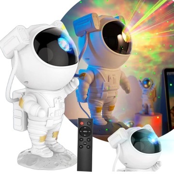 PROJEKTOR GWIAZD NIEBA LED LAMPKA NOCNA ASTRONAUTA