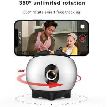 Autoportret z automatycznym śledzeniem twarzy 360°