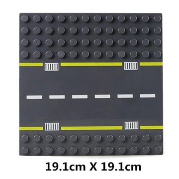 Строительная плита Street Bend для блоков Duplo