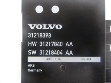 VOLVO V70 XC70 MODUL KRYT KUFRU OE 31218393
