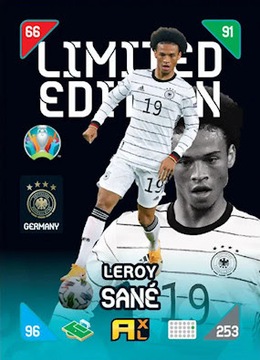 PANINI_UEFA EURO 2020_KICK OFF 2021_LIMITED_Sane