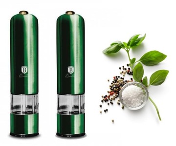 ZESTAW MŁYNKI ELEKTRYCZNE sól pieprz 2 elem. stal