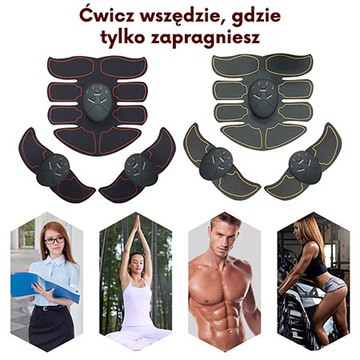 HIT ELEKTROSTYMULATOR MIĘŚNI BRZUCHA NÓG UD RAMION