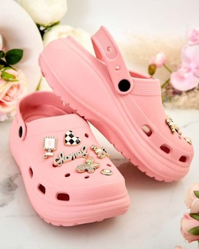 ТАПОЧКИ ЖЕНСКИЕ АЖУРНЫЕ РОЗОВЫЕ PERKA 36/37