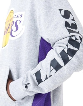 BLUZA męska z kapturem NEW ERA nba LOS ANGELES LAKERS