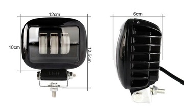 2 x ГАЛОГЕННЫЕ СВЕТОДИОДНЫЕ ЛАМПЫ 30ВТ С РЕФЛЕКТОРОМ 6D CREE 10-30В