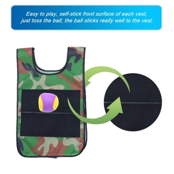 Уличные игрушки Sticky Kids Game Vest 2 комплекта