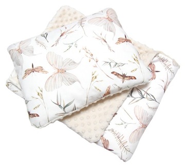 Kocyk MINKY + Poduszka _ 100x135 _ Bawełna PREMIUM