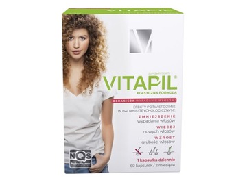 Vitapil biotyna 60 kaps. Suplement diety NutroPharma
