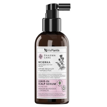 Vis Plantis Pharma Wcierka stymulująca wzrost włosów łopian kapsaicyna150ml