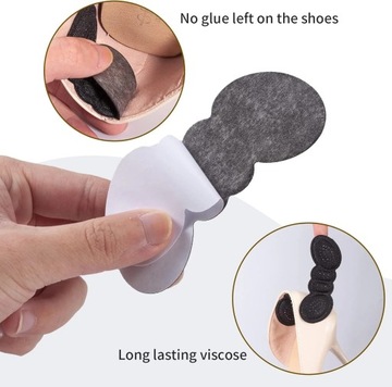 Подпяточники для слишком большой обуви. Вставки для каблука для женщин. Противоскользящий каблук.