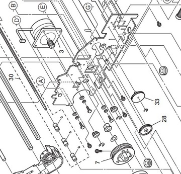 KOŁO Idle Gear OKI 395 393 3410 LR-193134