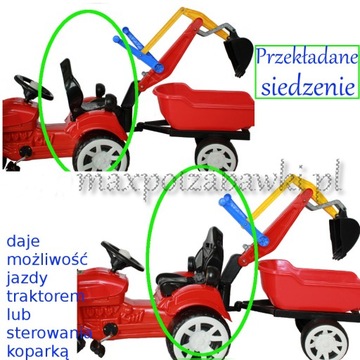НОВЫЙ ТРАКТОР + ЭКСКАВАТОР + ДОЛЛАР С ПРИЦЕПОМ 3 цвета + БЕСПЛАТНО