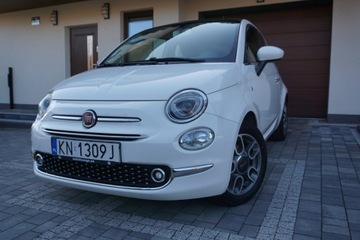 Fiat 500 II Seria 4 1.2 69KM 2017 FIAT 500 LOUNGE 1,2 DACH PANORAMICZNY AUTOMATYCZNA KLIMATYZACJA 2 PARY KÓŁ, zdjęcie 1