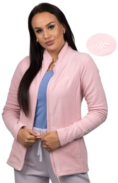 4F ЖЕНСКИЙ ФЛИСОВЫЙ КОРАЛЛОВЫЙ ТЕПЛЫЙ СВИТШОТ, S-XXL