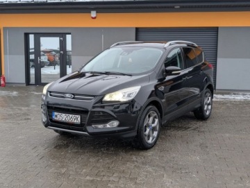 Ford Kuga II SUV 2.0 Duratorq TDCi 163KM 2013 Ford Kuga Panorama Navi Radar Kamera Alu Tempomat Serwis Gwarancja 2.0, zdjęcie 7