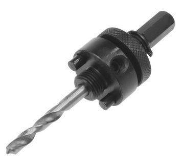 БИМЕТАЛЛИЧЕСКАЯ КОРОНОЧНАЯ ПИЛА 76 ММ + ДЕРЖАТЕЛЬ ДЛЯ БИМЕТАЛЛИЧЕСКИХ КОРОНОЧНЫХ ПИЛОВ 32-200 ММ