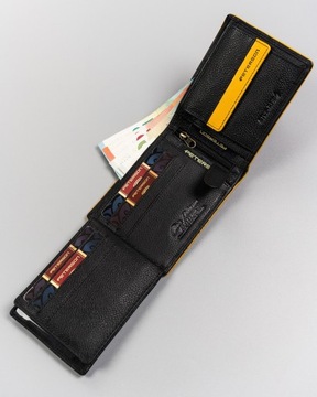 PETERSON stylowy portfel skórzany męski pojemny