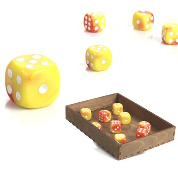 КРАСНАЯ ЧУМА ШЕСТИГРАННАЯ РПГ-КУБИКА D6