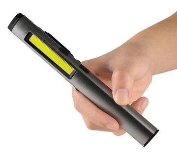 LAMPKA WARSZTATOWA ROBOCZA LED COB LATARKA AKUMULATOROWA MAGNESEM UV LASER