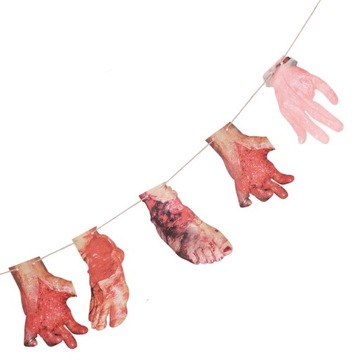 Хэллоуинская вечеринка с искусственными руками и ногами