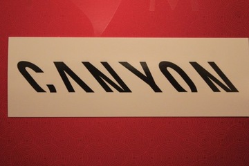 NAKLEJKA -CANYON- AUTO ROWER MOTOR KASK