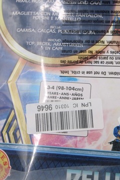 Rubie's kostium Marvel Thor Love and Thunder Deluxe dla dzieci 3-4 lat