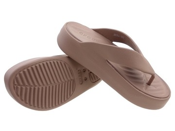 Klapki Crocs Getaway Platform Flip japonki 209410-2Q9 latte 38/39