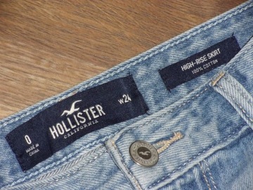 HOLLISTER spódniczka mini jeansowa rozmiar 24 XS