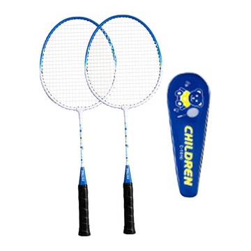 2x Badminton Rackets for Kids with Carry Case