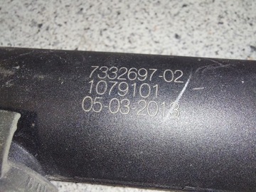 BMW E71 E72 VZPĚRA/TLAKOVAČ TLUMIČ KRYT LEVÝ 7332697