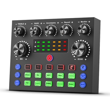 MODULATOR GŁOSU TRYBY MOWY MIKSER AUDIO BLUETOOTH ZMIENIACZ GŁOSU V8S