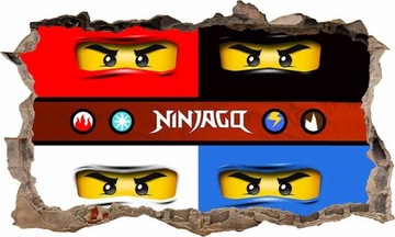 Naklejka Plakat na ścianę LEGO NINJAGO 3D XXL Nr12
