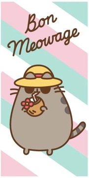 Ręcznik plażowy szybkoschnący Kotek Pusheen - Bon Meowage