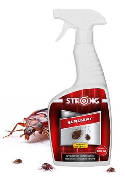 MOCNY OPRYSK ŚRODEK PREPARAT NA PLUSKWY DOMOWE PLUSKWE STRONG SPRAY 500 ML