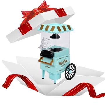 MASZYNA DO POPCORNU RETRO BEZ TŁUSZCZU 1200W LUND