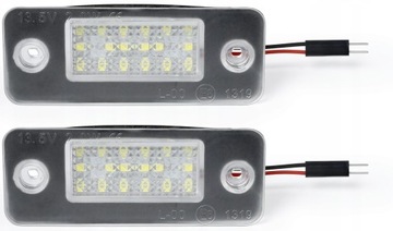 PODŚWIETLENIE ŻARÓWKI LAMPKI TABLICY REJESTRACYJNEJ LED AUDI A8 D3