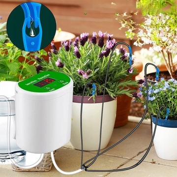 Автоматический ирригатор для цветов с продувкой по времени