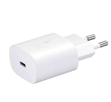 SAMSUNG MOCNA ŁADOWARKA SIECIOWA 25W SUPER FAST CHARGE PD USB-C TA800 BIAŁA