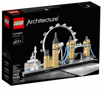LEGO ARCHITECTURE 21034 LONDYN BIG BEN WIEZA MOST GALERIA KOLUMNA