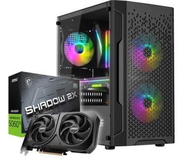 GAMINGOWA AURORA MSI i5-12400f SSD2TB 16GB RTX5060Ti WIN11